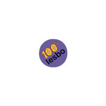Button 100% Lesbo