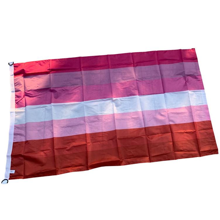 Flagg til flaggstang Lesbisk Pride 90x150