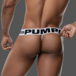 Pump Round2 Black Thong