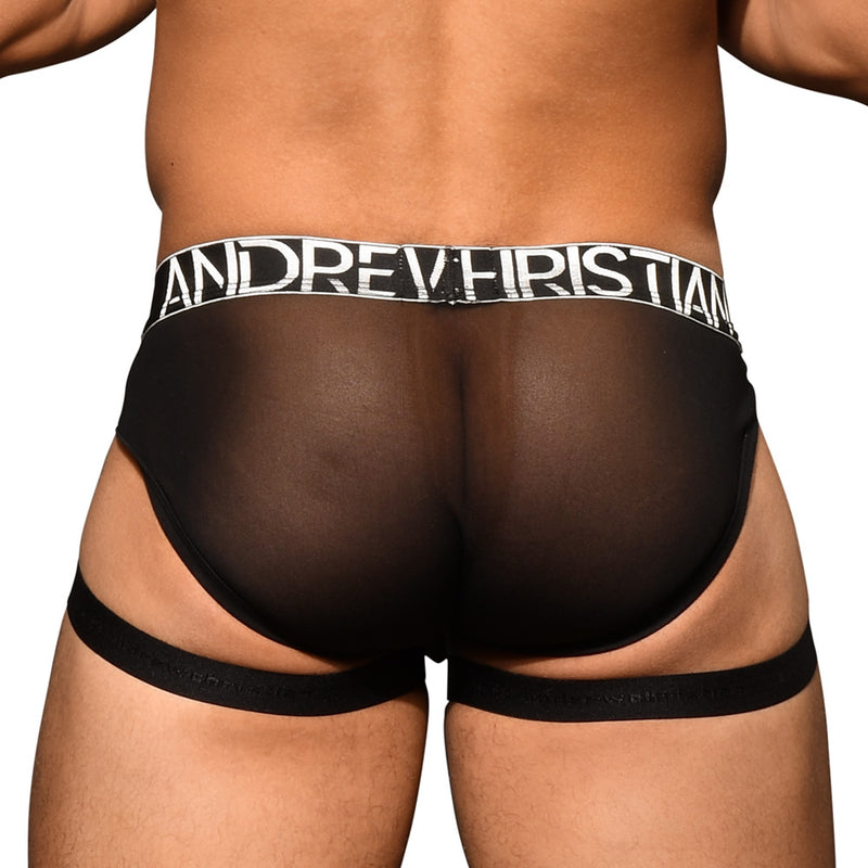 Andrew Christian UNLEASHED Garter Mesh Brief