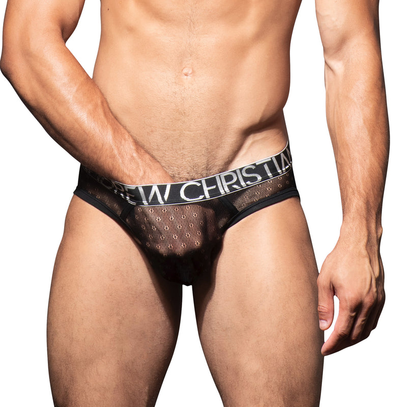 Andrew Christian Lace Mesh Bubbel Butt Jock