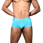 Andrew Christian Almost Naked Hang-Free Retro Bamboo Boxer Aqua