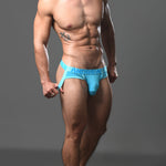 Andrew Christian Almost Naked Hang-Free Retro Bamboo Jock Aqua