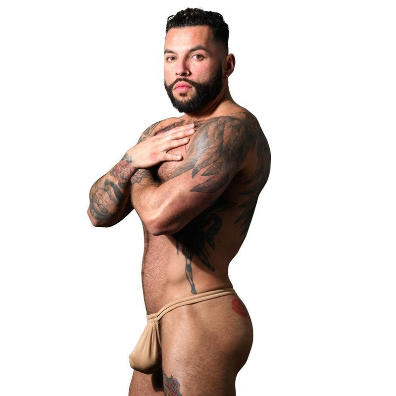 Andrew Christian Happy String Thong Tan