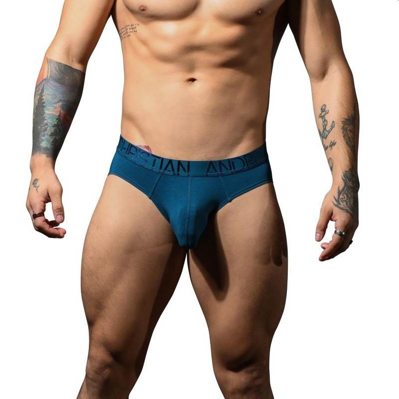 Andrew Christian Happy Modal Brief Dark Teal