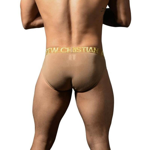 Andrew Christian Happy Modal Brief Tan