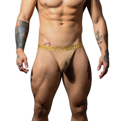 Andrew Christian Happy Jock Thong Tan