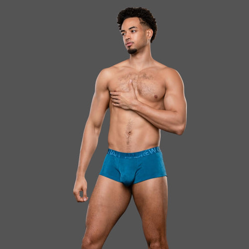 Andrew Christian Sensual Rib Boxer Deep Teal