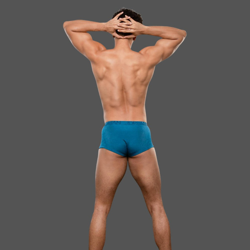 Andrew Christian Sensual Rib Boxer Deep Teal