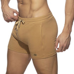 Addicted Fleece Homewear Shorts Mustard