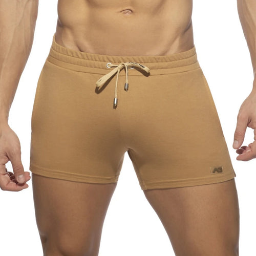 Addicted Fleece Homewear Shorts Mustard