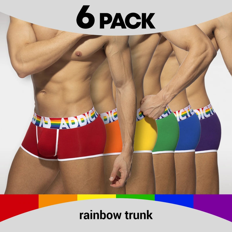 Addicted 6 pack Rainbow Boxer