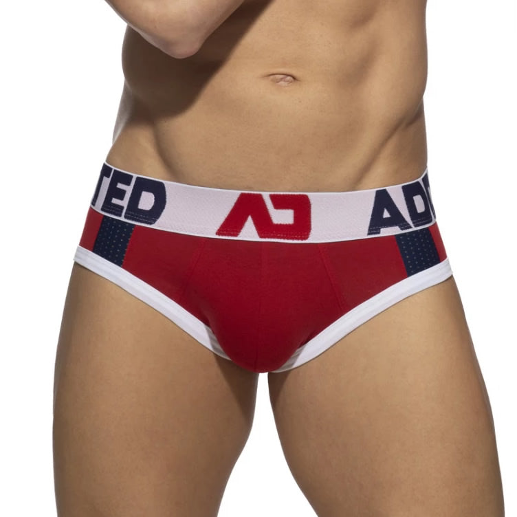 Addicted Sport Padded Brief Rød