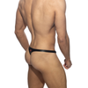 Addicted Fetish Round Buckle Rub Thong