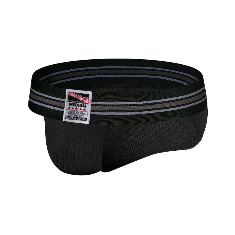 AussieBum Klassisk Sport Jock Breif Sort