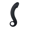 Dildo: Curved dong med grip ring