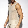 ES Raw Crochet Tank Top