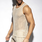 ES Raw Crochet Tank Top