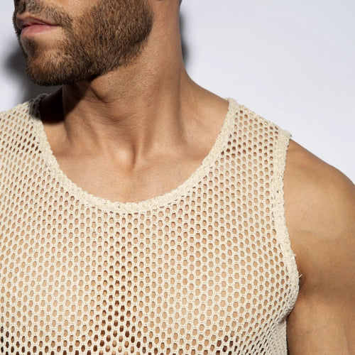 ES Raw Crochet Tank Top