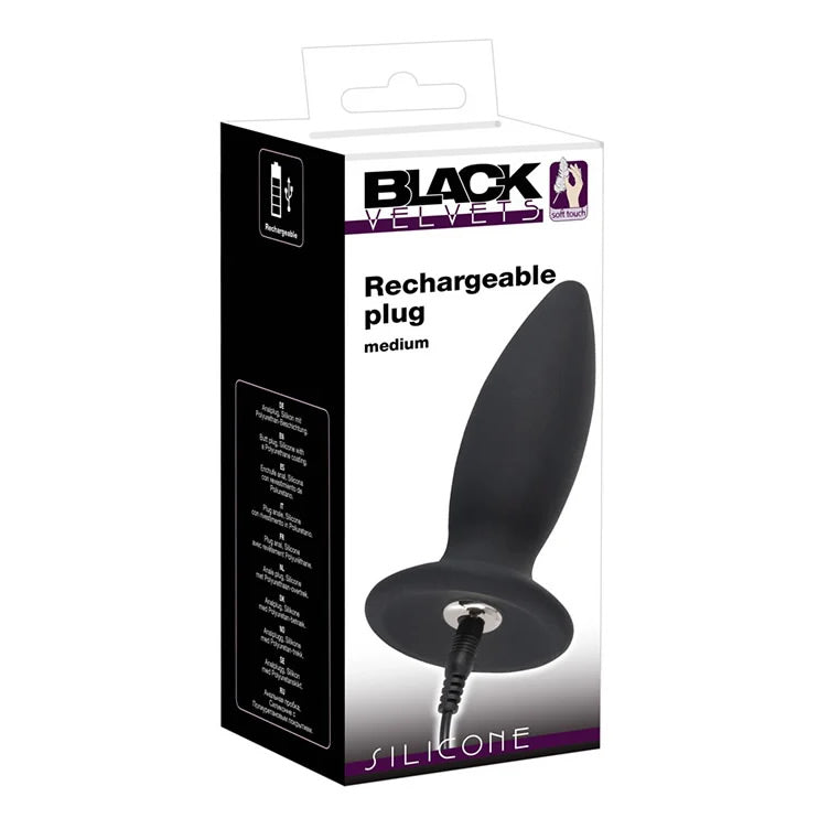 Butt Plug: Black Velvet Medium GS butikk Butt Plug: Black Velvet Medium GS butikk