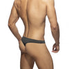 Addicted Cotton Thong Charcoal