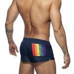 Addicted Rainbow Badeshorts Navy