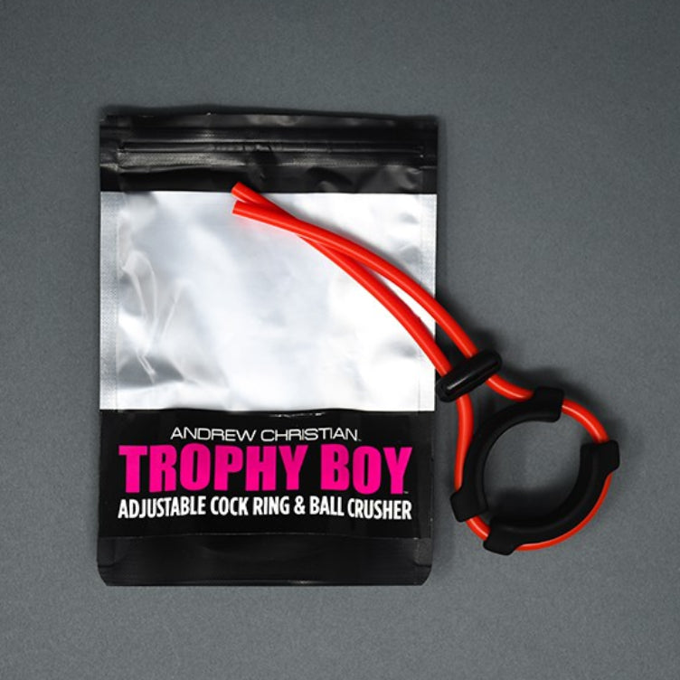 Cockring: Trophy Boy Adjustable Cock Ring & Ball Crusher
